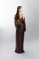 BROWN DRESS