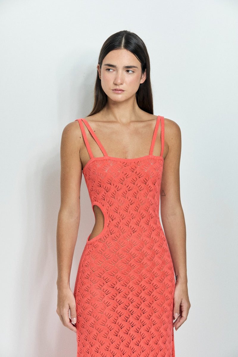 Azucena Dress Coral